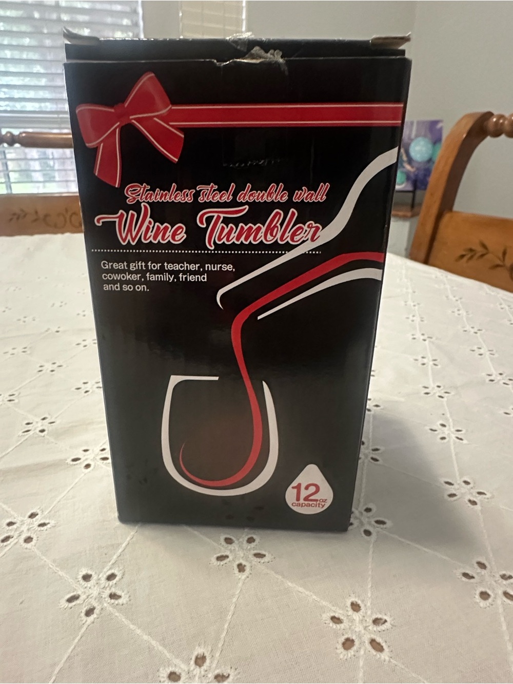 Wine Tumbler - Stainless Steel- Vacuum Wine Tumbler, New!